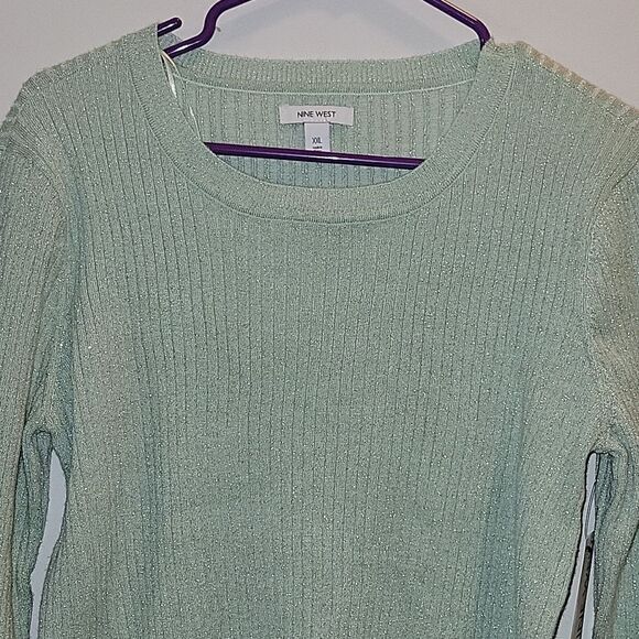 Nine West Women's Shine Rib Sweater Size XXL NWT - Picture 7 of 8